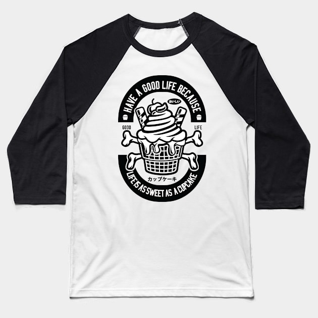 Sweet life Baseball T-Shirt by Superfunky